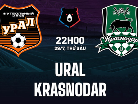 Nhận định bóng đá Krasnodar vs Ural, 23h30 ngày 17/5